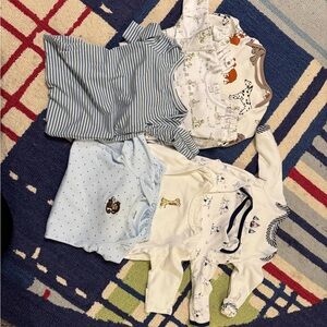 Set of baby gowns-little me and kissy kissy